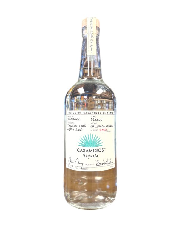 bottle of Casamigos Blanco tequila 1.75L