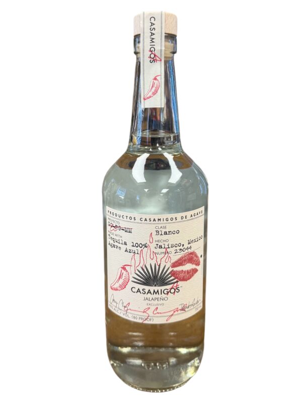 bottle of casamigos jalapeno tequila