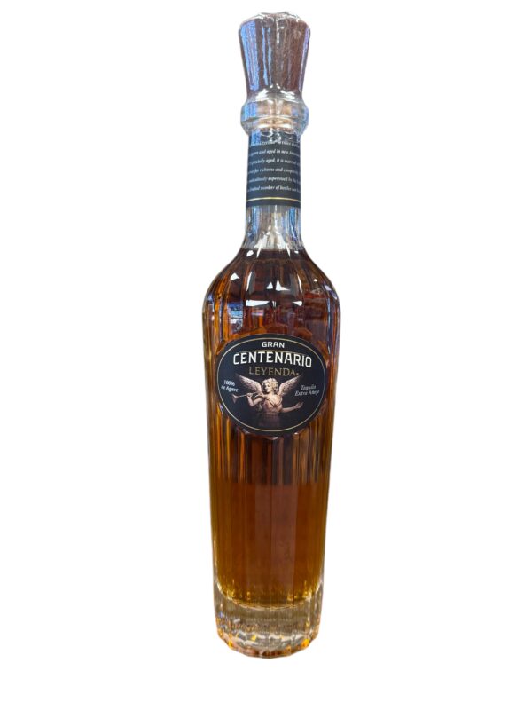 bottle of centenario leyenda tequila