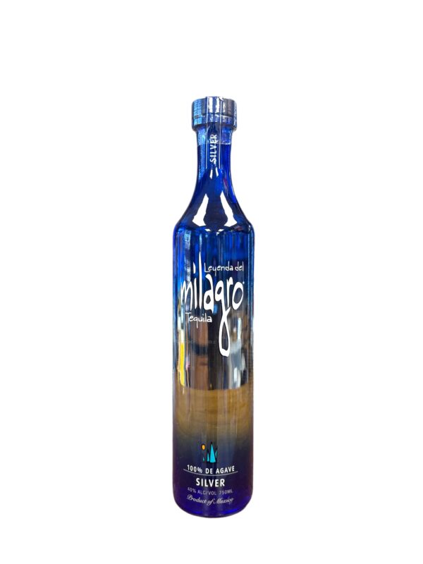 Photo of bottle of Milagro Tequila Silver