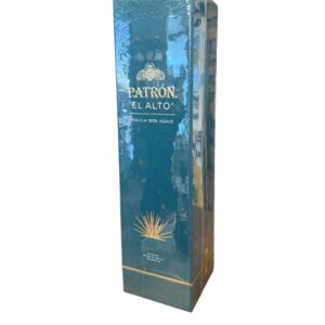 photo of box of Patron el alto tequila