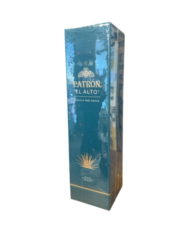 photo of box of Patron el alto tequila