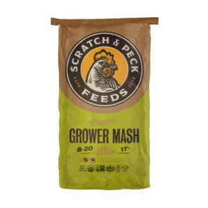 product photo of organic Grower Mash front of bag