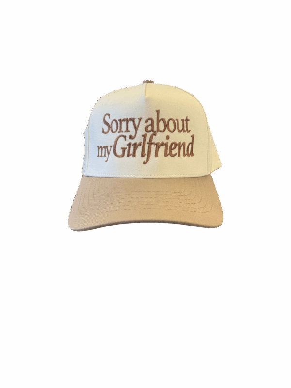 Sorry About My Girlfriend Snapback Hat - Coffee