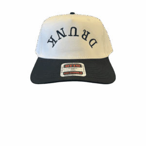 Drunk Summer Surf Snapback Hat - Cream & Black