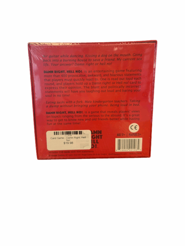Damn Right, Hell No! - Card Game - Image 2