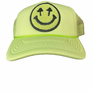 Happy Caps Double Blind Trucker Hat - Chartreuse Green