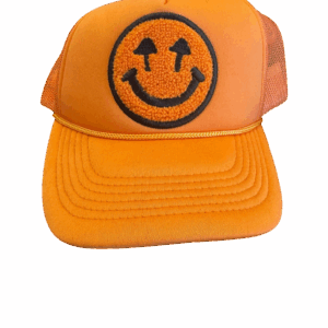 Happy Caps Double Blind Trucker Hat - Tangerine