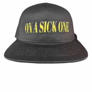 On A Sick One Trucker Hat - Black & Yellow