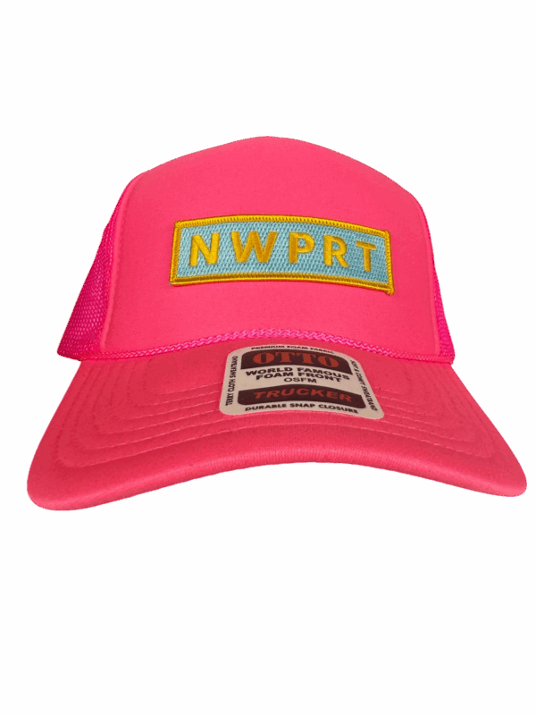 Nwprt Double Blind Trucker Hat - Hot Pink