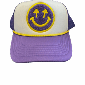 Happy Caps Double Blind Trucker Hat - Lakers Purple