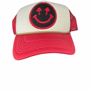 Happy Caps Double Blind Trucker Hat - Candy Red