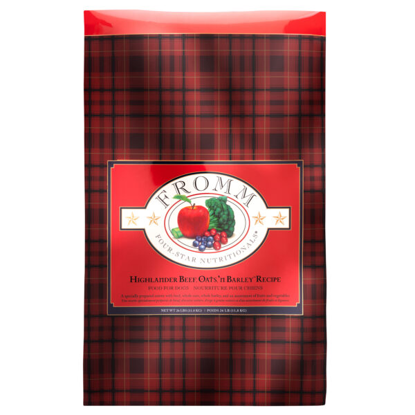 Fromm Four Star Highlander Beef Oats 'n Barley Recipe (26 lb)
