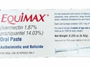 Equimax Oral Paste Anthelmintic and Boticide