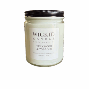 Wickid Candle Teakwood & Tobacco