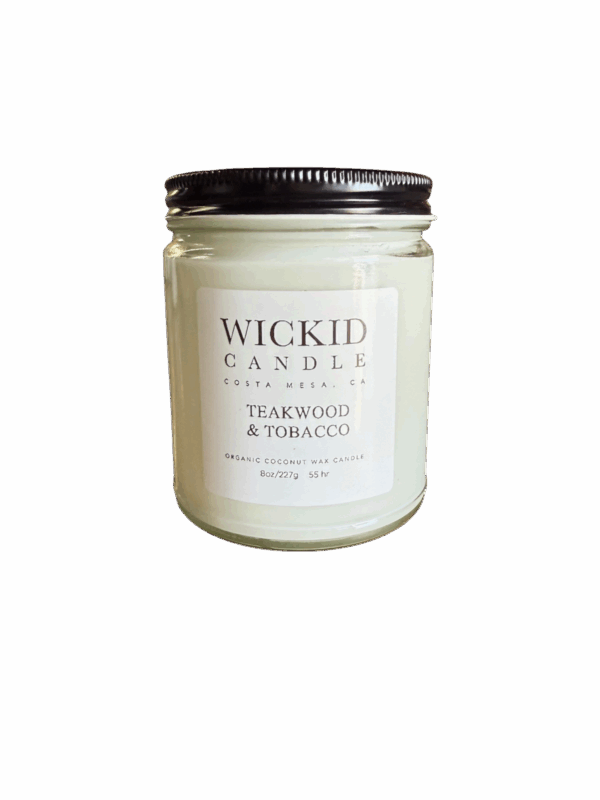 Wickid Candle Teakwood & Tobacco